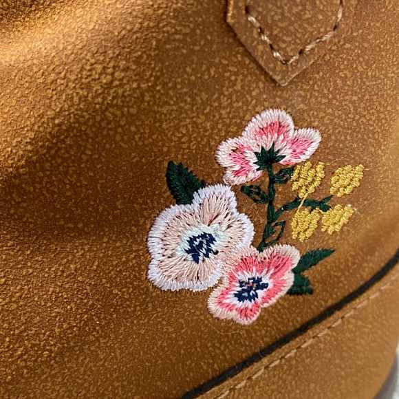 Carter’s Baby Western Style Embroidered Floral Walking Boots - Picture 3 of 16